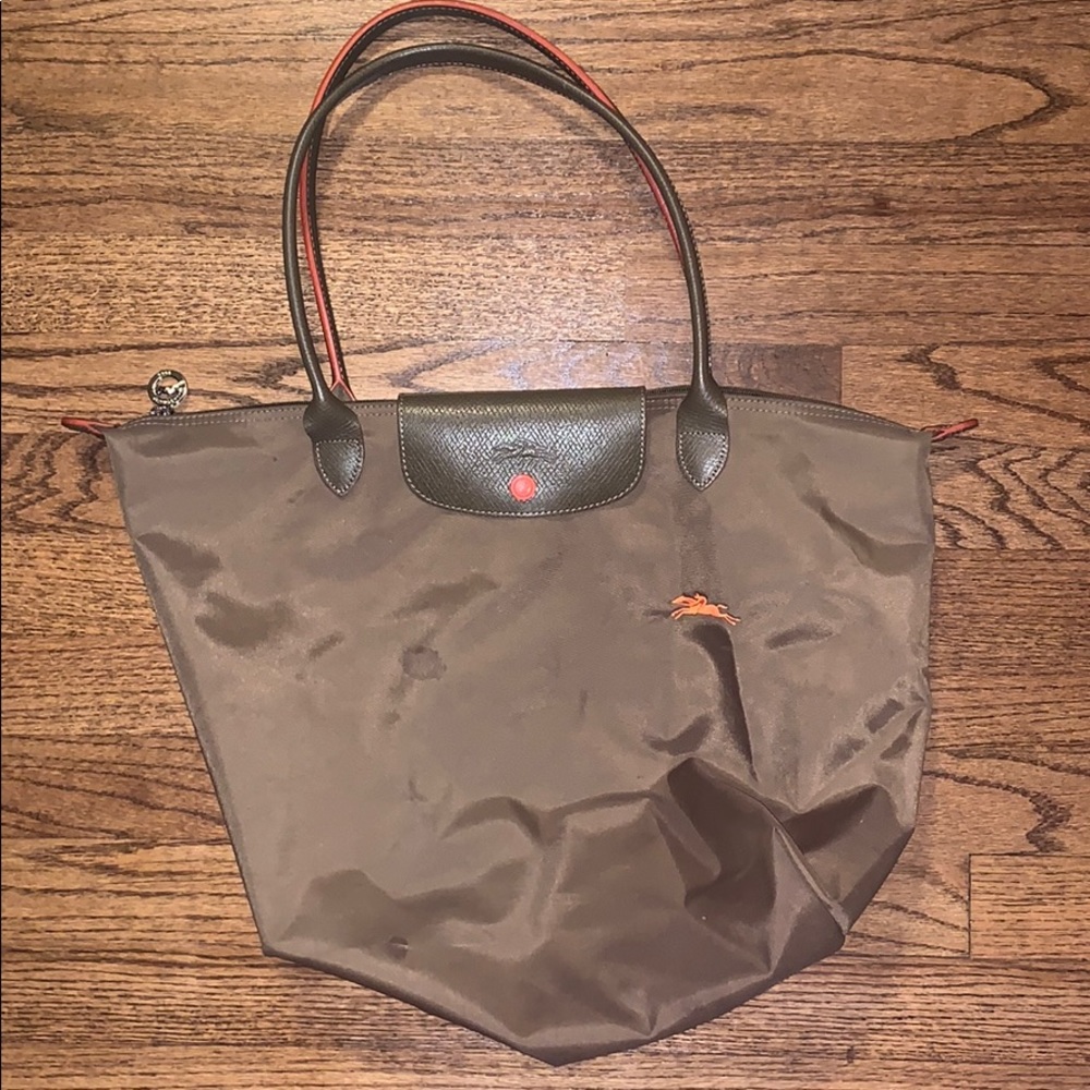 Green Longchamp Tote